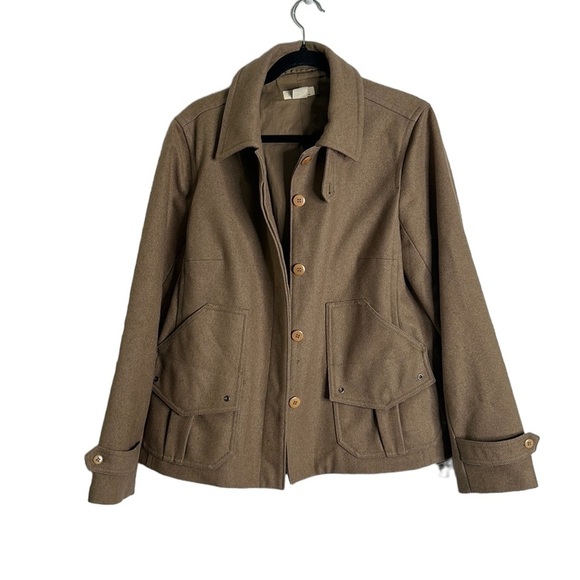 J. Crew Jackets & Blazers - J crew tan wool jacket size large